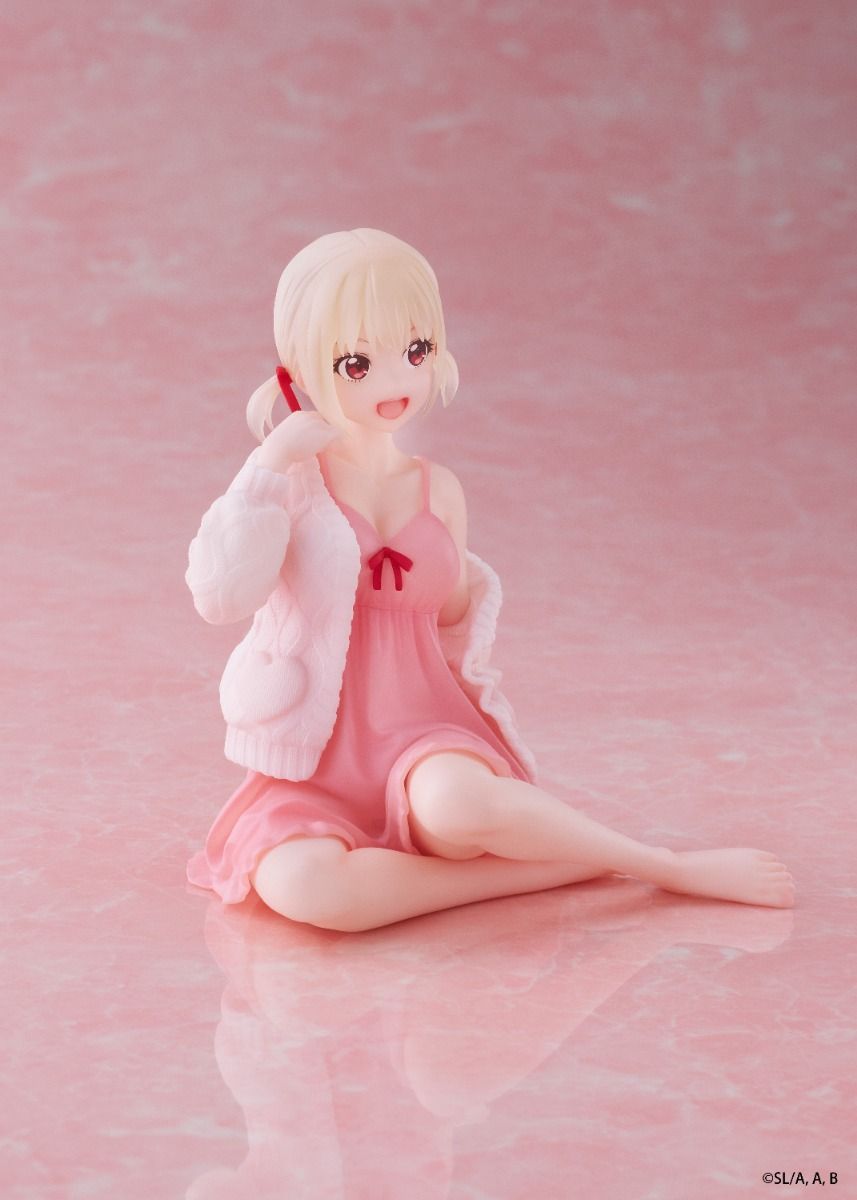 14-04-2025 TAITO - Lycoris Recoil 《Lycoris Recoil 莉可麗絲》Desktop Cute Figure - Chisato Nishikigi 錦木千束 (Roomwear Ver.) ~居家服造型~Y2100 PVC