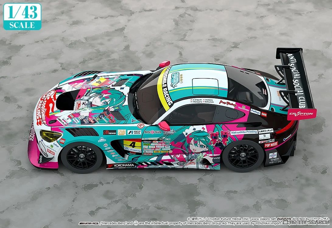 14-05-2025 Good Smile - RACING - 1/43《初音未來GT Project》GS 初音未來AMG 2025 開幕戰Ver. Y14545