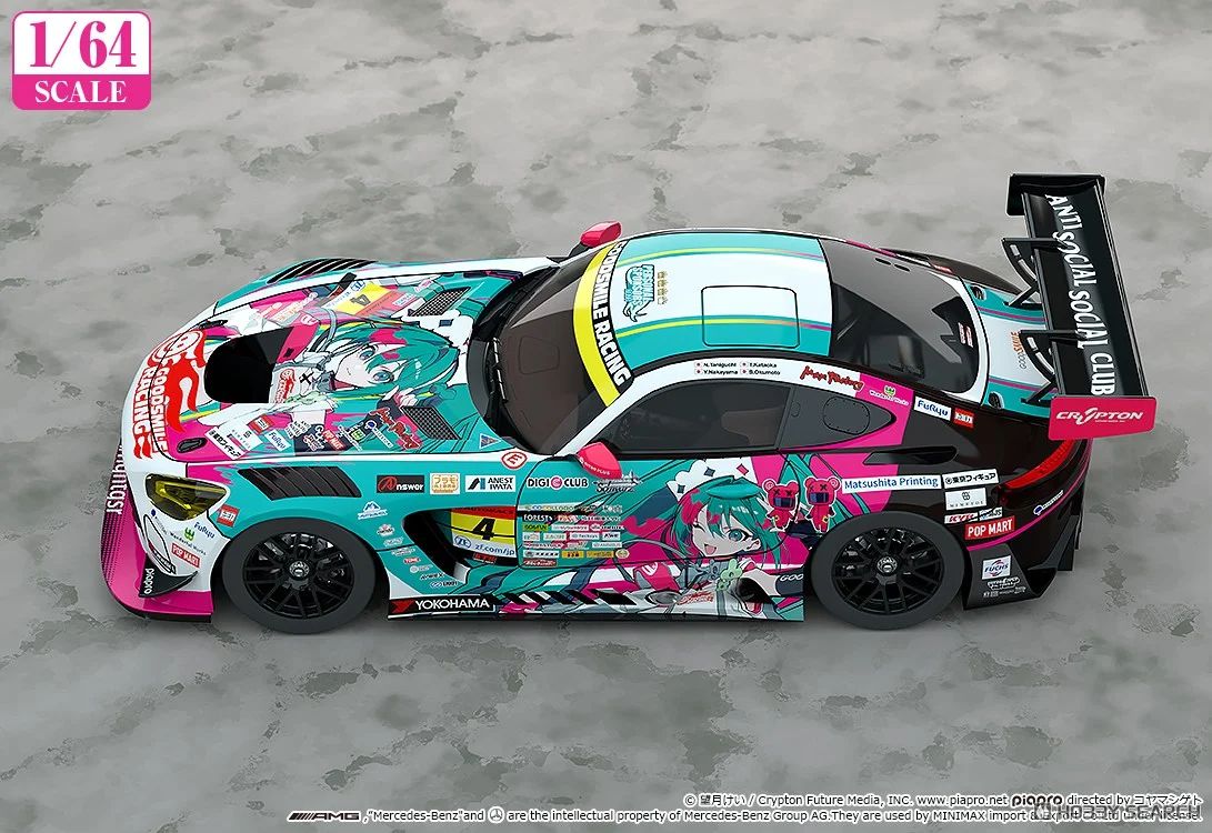 14-05-2025 Good Smile - RACING - 1/64《初音未來GT Project》GS 初音未來AMG 2025 開幕戰Ver. Y3545