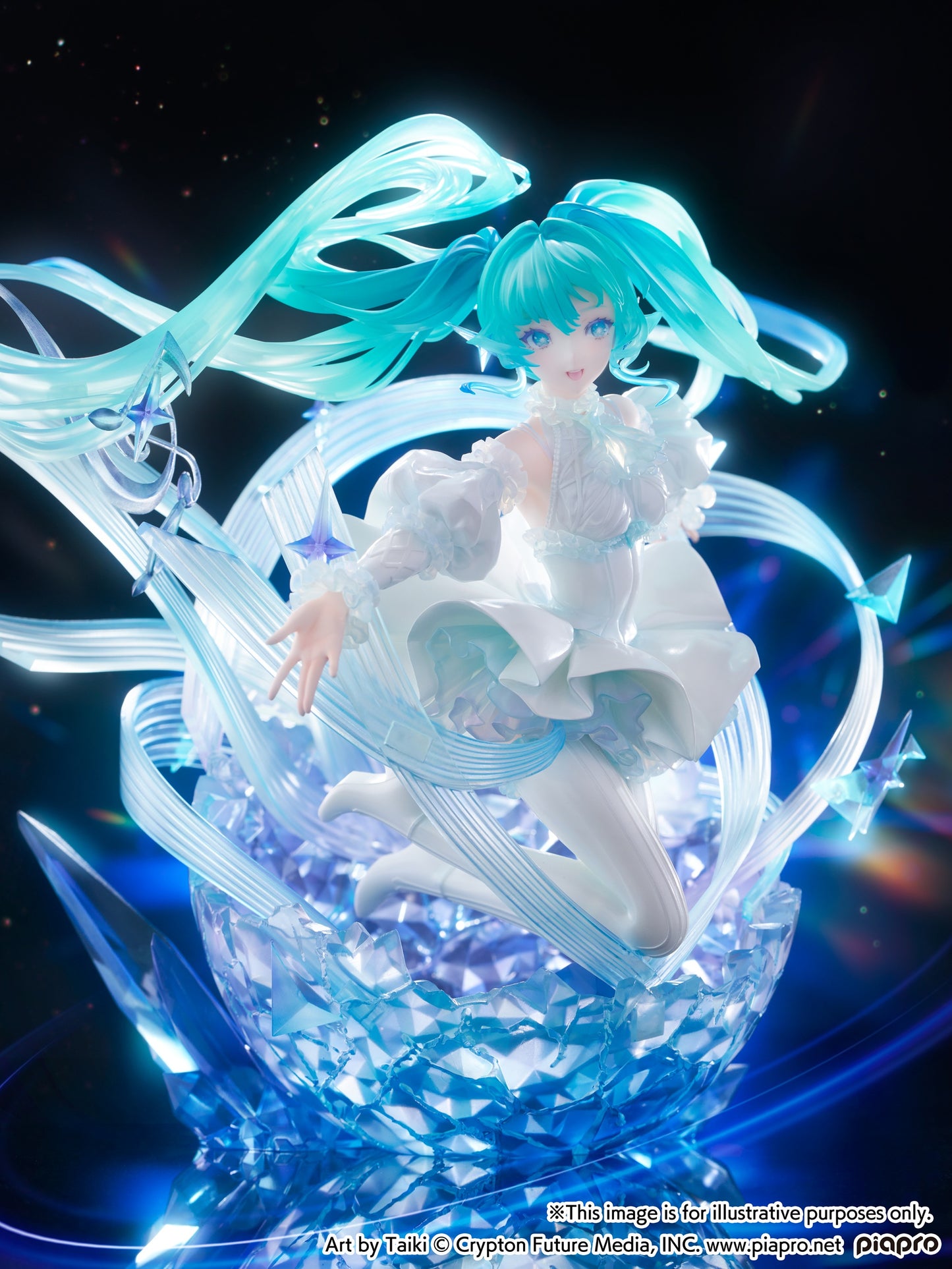 10-09-2025 CyberZ - 1/7 初音未來 Crystal Dress Ver Y25500 PVC