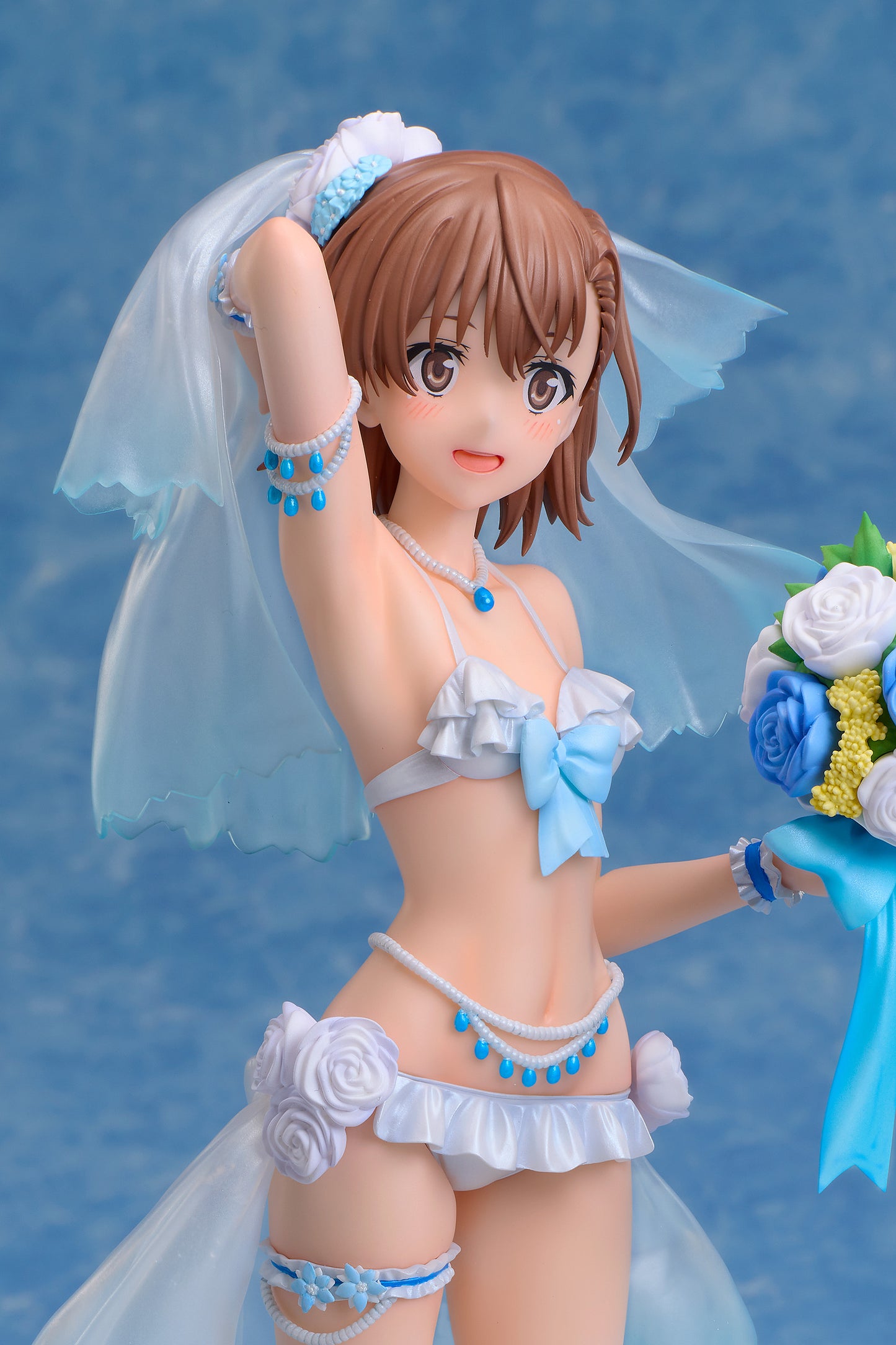 03-09-2025 A・DIMENSION - 1/7《科學的超電磁砲T》御坂美琴 婚紗泳裝Ver. Y15400 PVC