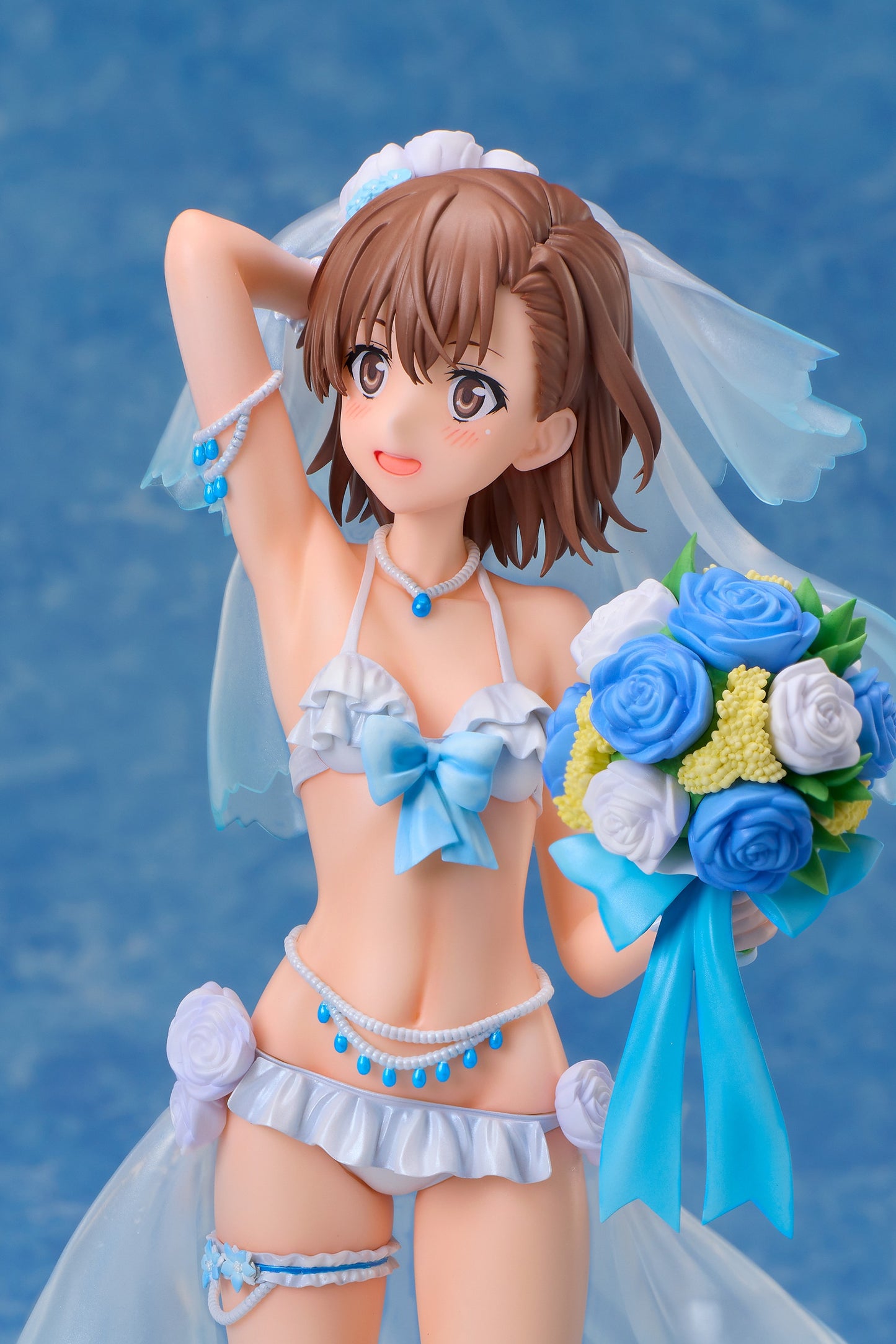 03-09-2025 A・DIMENSION - 1/7《科學的超電磁砲T》御坂美琴 婚紗泳裝Ver. Y15400 PVC