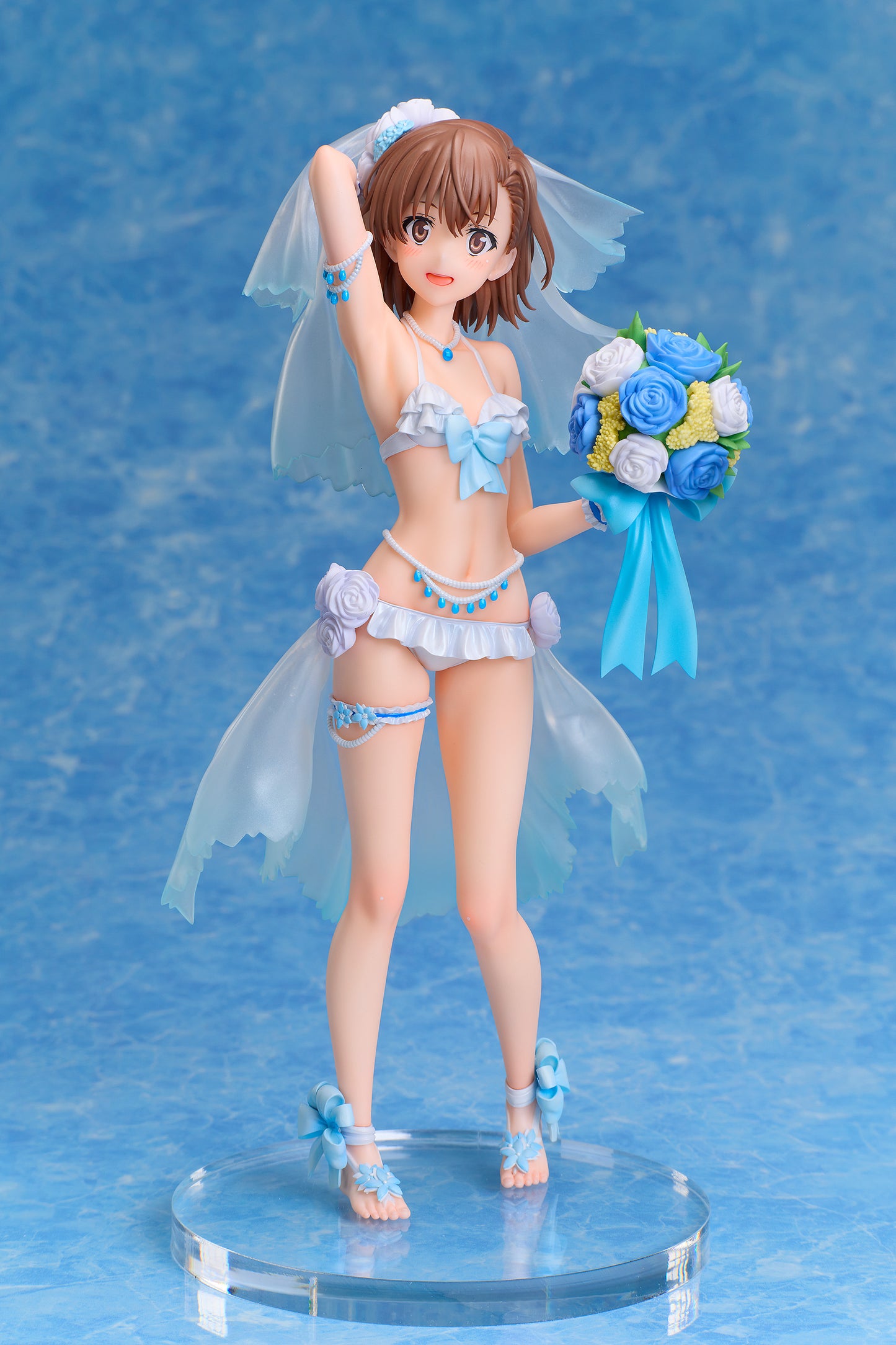 03-09-2025 A・DIMENSION - 1/7《科學的超電磁砲T》御坂美琴 婚紗泳裝Ver. Y15400 PVC