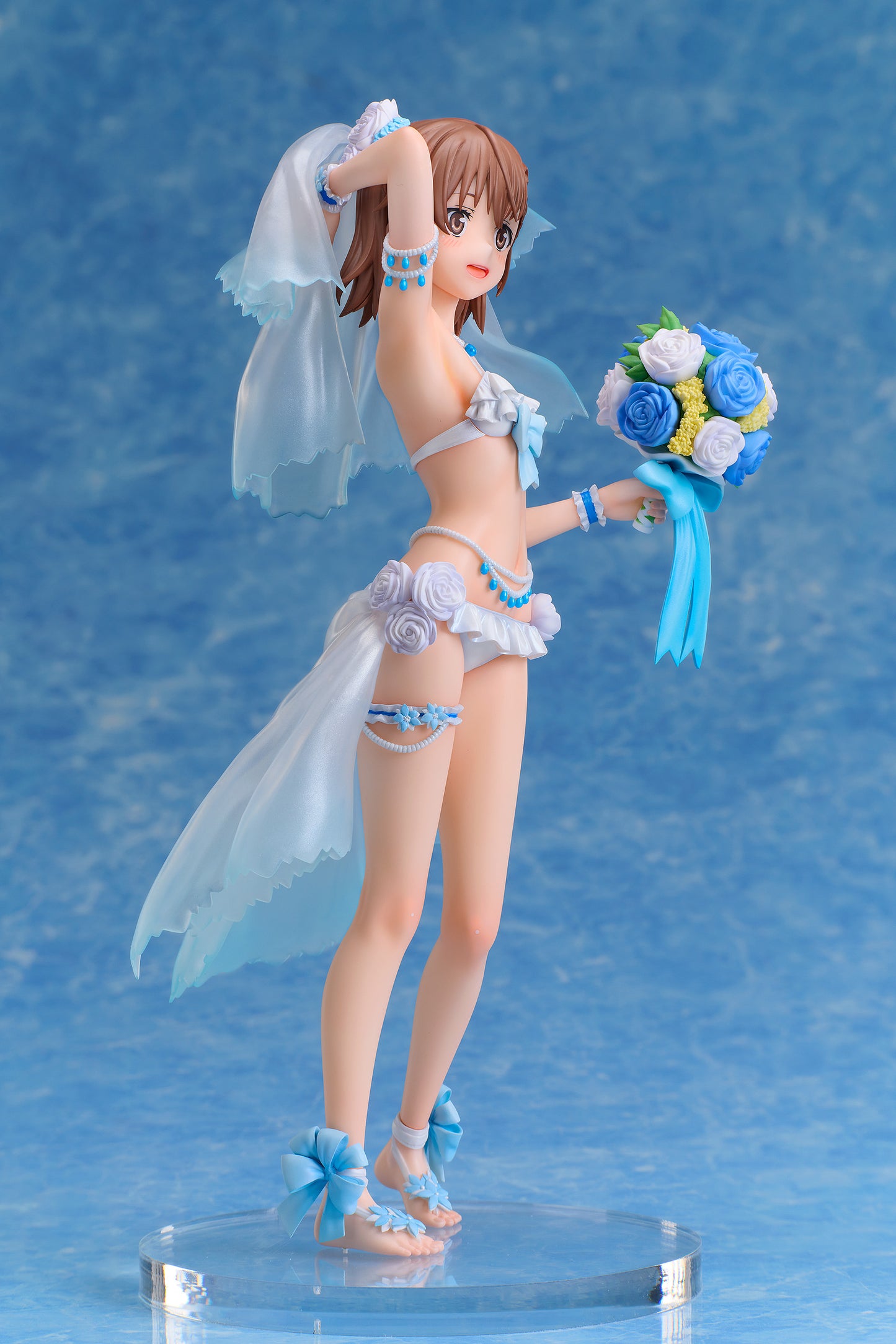 03-09-2025 A・DIMENSION - 1/7《科學的超電磁砲T》御坂美琴 婚紗泳裝Ver. Y15400 PVC