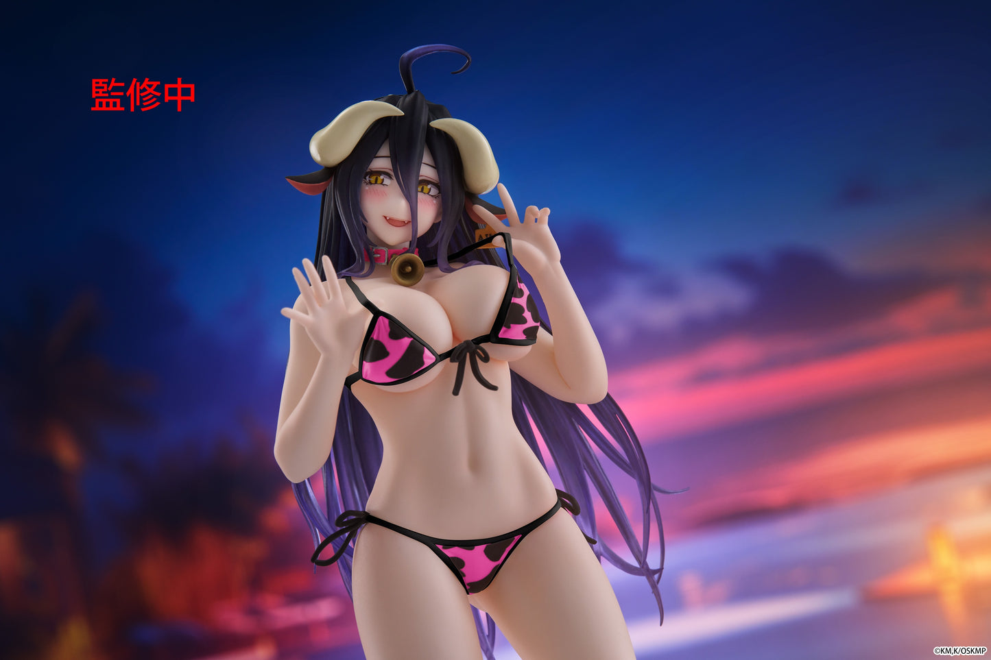 25-11-2025 TAITO -《OVERLORD》Desktop Cute 雅兒貝德~牛花紋泳裝ver.~桃紅Ver. 新裝版 Y2400 PVC
