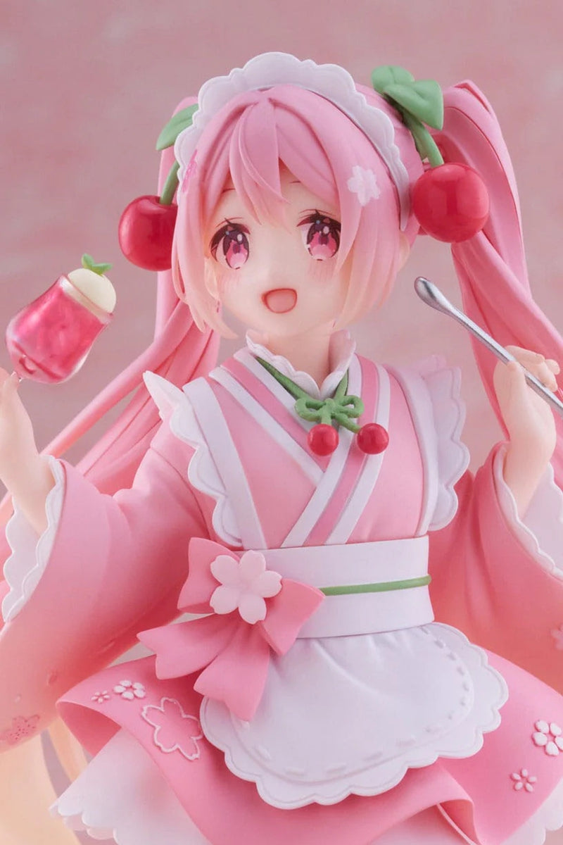 02-12-2025 TAITO - 《初音未來》Newley Written Figure 櫻花初音 -和風咖啡廳版-(再版) Y2350 PVC