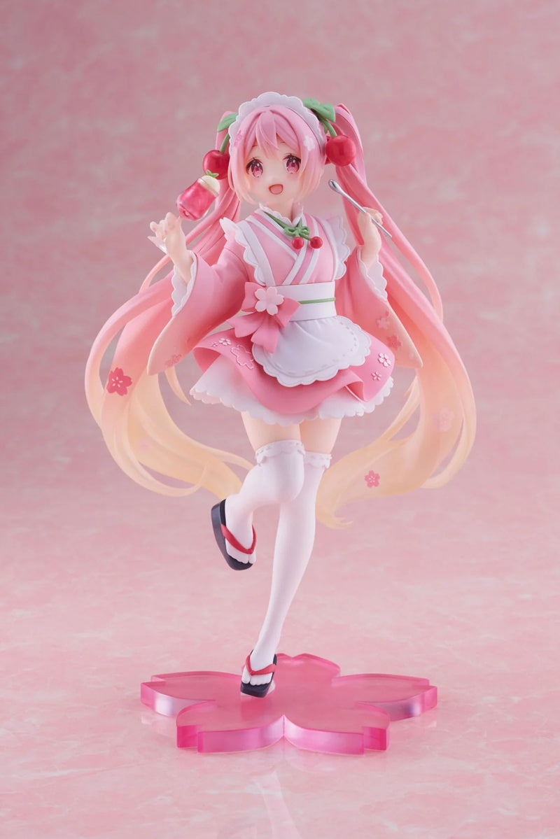02-12-2025 TAITO - 《初音未來》Newley Written Figure 櫻花初音 -和風咖啡廳版-（再版） Y2350 PVC