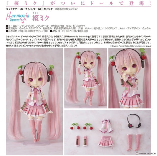 09-04-2025 Good Smile - Character Vocal Series 01: Hatsune Miku Harmonia humming Sakura Miku Y27273 PVC