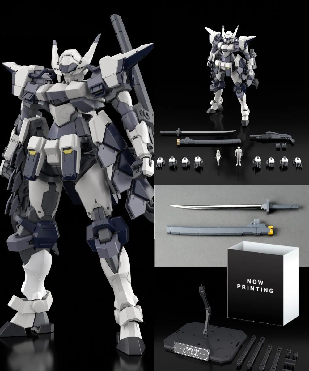 11-03-2026 KADOKAWA - 組裝模型系列《驚爆危機 Family》1/48 Azur Raven 附10式改單分子切割刀 電鍍Ver.＋海老川兼武設計特製台座 Y12500 組裝模型