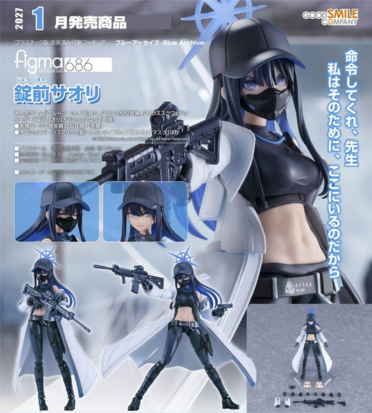 01-07-2026 Good Smile - Figma #686《蔚藍檔案》錠前沙織 Y10727