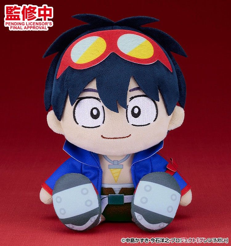 06-11-2024 Good Smile -Tengen Toppa Gurren Lagann Plush Toy Simon Y4000 毛絨公仔 約17cm高