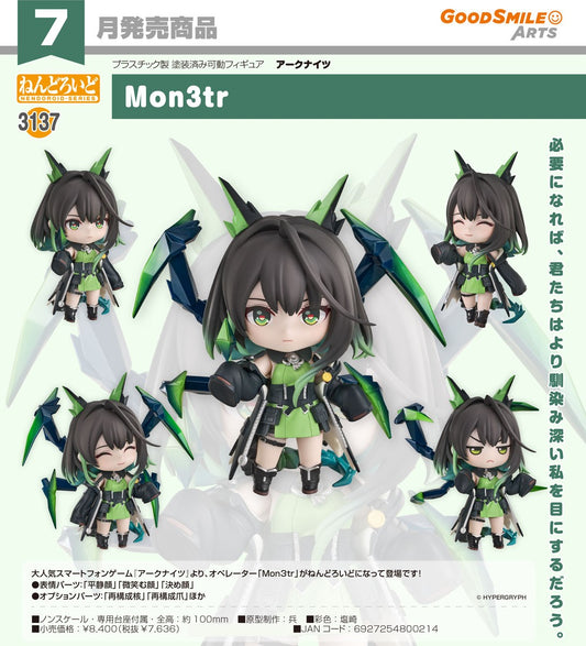 14-10-2026 Good Smile Arts - Nendoroid 黏土人 No.3137《明日方舟》Mon3tr Y7636
