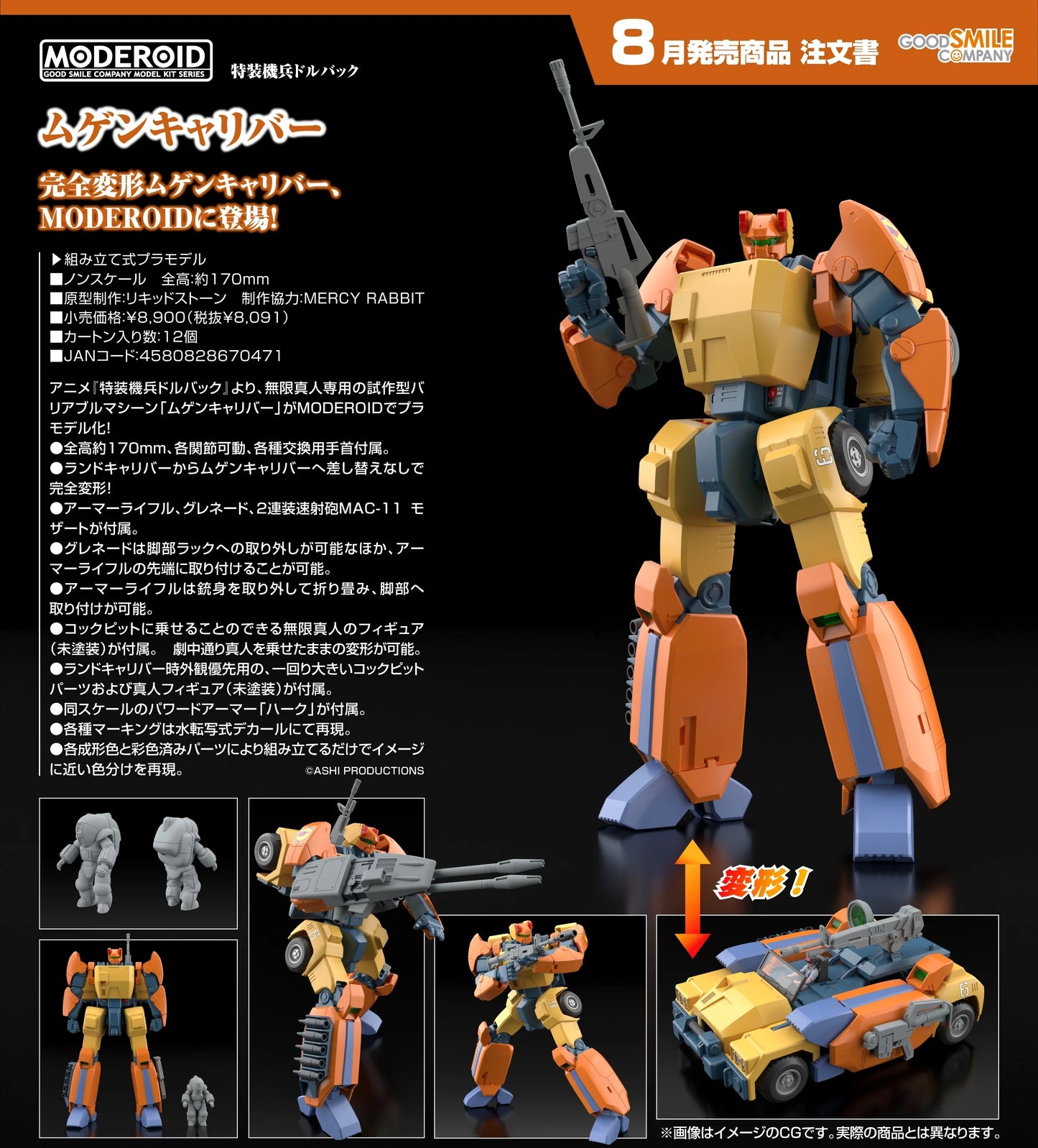 21-01-2026 Good Smile - MODEROID《超時空騎兵》萬能吉普車 Y8091 組裝模型