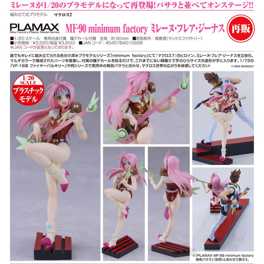 19-08-2026 Max Factory - PLAMAX系列 MF-90《超時空要塞7》米蓮·吉納斯 Y3200 (再版) 組裝模型