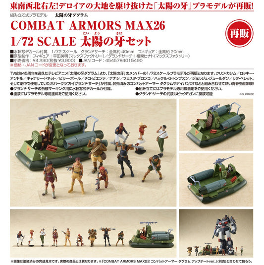 01-07-2026 Max Factory - 1/12 COMBAT ARMORS MAX26 太陽之牙套組 (再販) Y3900 組裝模型