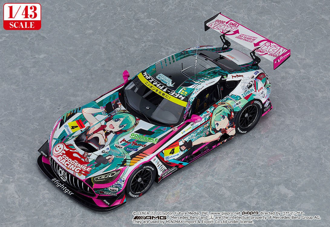 19-08-2026 Good Smile RACING - 1/43 GS 初音未來 AMG 2020 SUPER GT Okayama Test Ver. (再販) Y20000