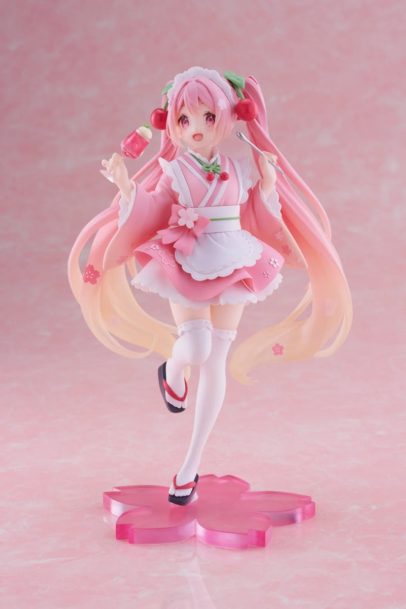 02-12-2025 TAITO - 《初音未來》Newley Written Figure 櫻花初音 -和風咖啡廳版-（再版） Y2350 PVC