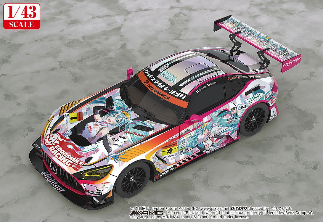 19-08-2026 Good Smile RACING - 1/43 GS 初音未來 AMG 2021 SUPER GT參戰100戰紀念Ver. (再販) Y20000