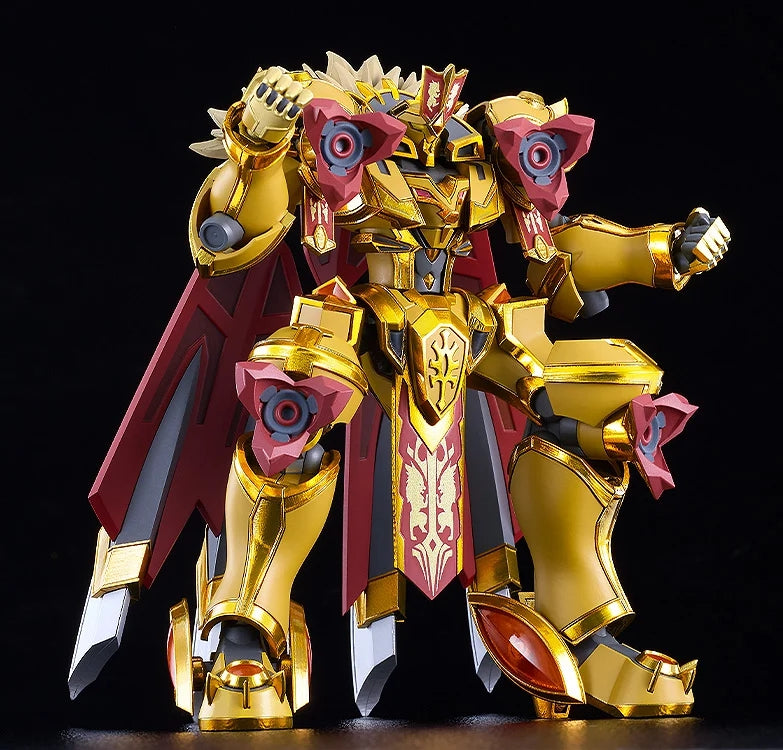 26-08-2026 Good Smile - MODEROID系列《騎士&魔法》戈德力歐 Goldleo : 電鍍 Ver. Y10909 組裝模型