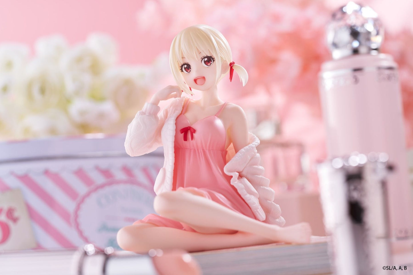 14-04-2025 TAITO - Lycoris Recoil 《Lycoris Recoil 莉可麗絲》Desktop Cute Figure - Chisato Nishikigi 錦木千束 (Roomwear Ver.) ~居家服造型~Y2100 PVC