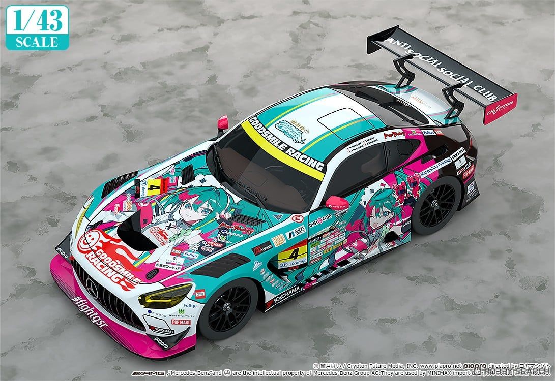 14-05-2025 Good Smile - RACING - 1/43《初音未來GT Project》GS 初音未來AMG 2025 開幕戰Ver. Y14545