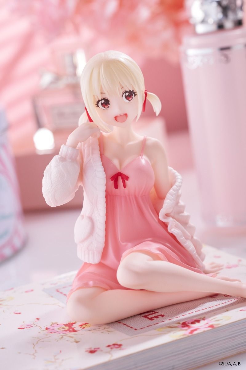 14-04-2025 TAITO - Lycoris Recoil 《Lycoris Recoil 莉可麗絲》Desktop Cute Figure - Chisato Nishikigi 錦木千束 (Roomwear Ver.) ~居家服造型~Y2100 PVC