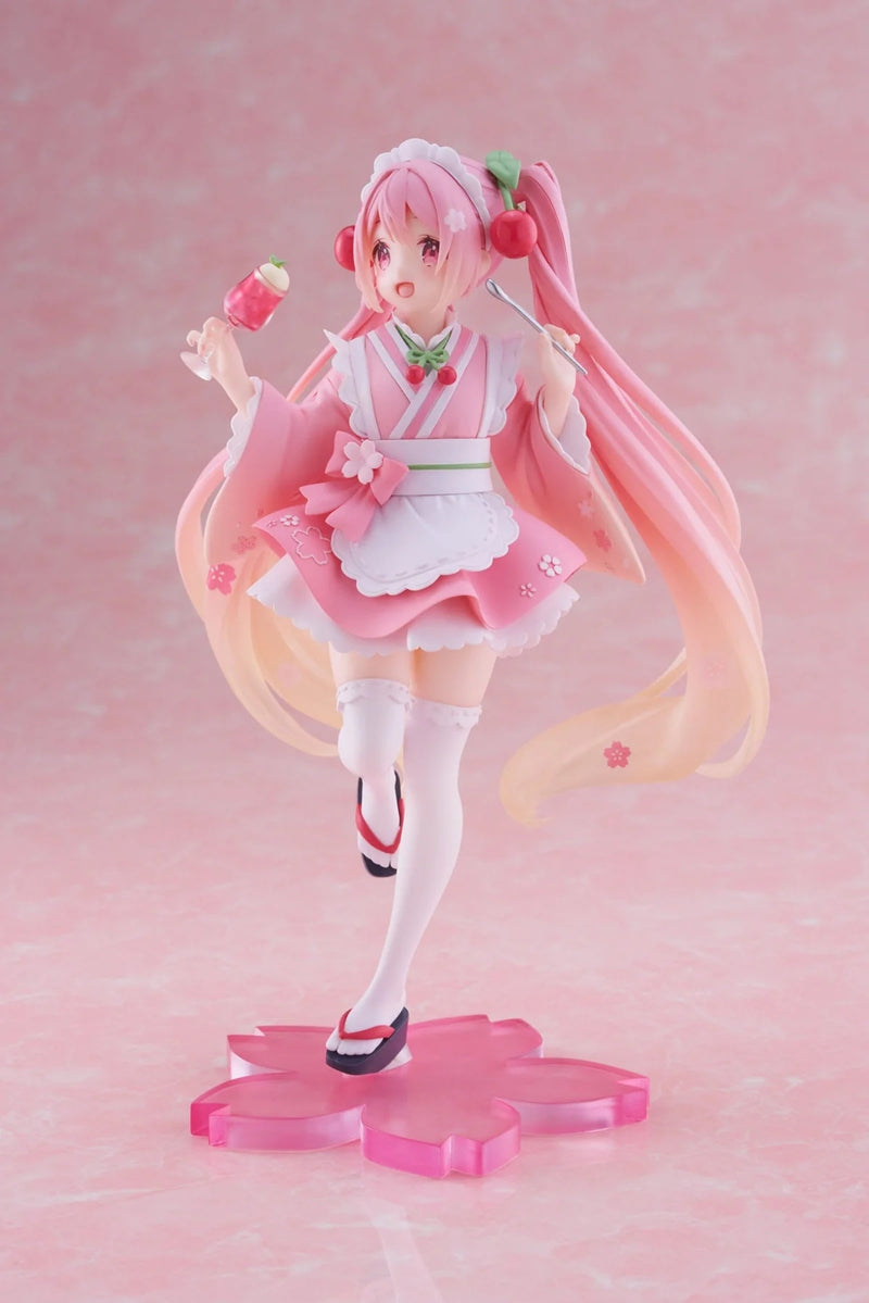 02-12-2025 TAITO - 《初音未來》Newley Written Figure 櫻花初音 -和風咖啡廳版-（再版） Y2350 PVC