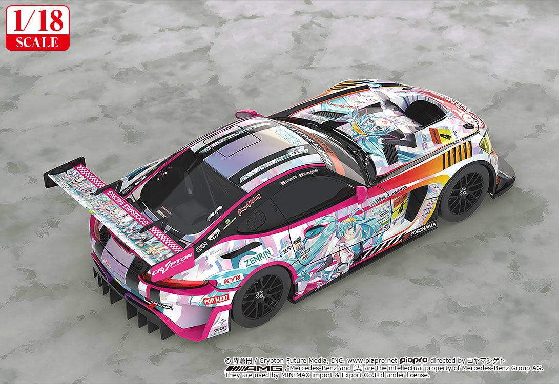 19-08-2026 Good Smile RACING - 1/18 GS 初音未來 AMG 2021 SUPER GT參戰100戰紀念 Ver. (再販) Y60000
