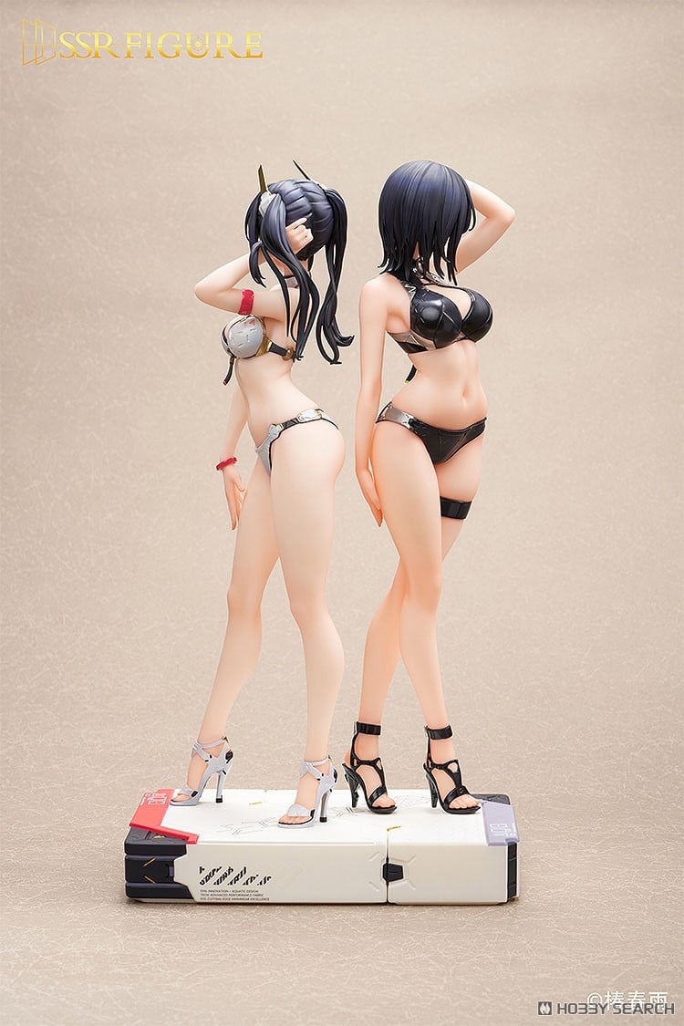 27-11-2025 SSR FIGURE - 1/6 SSR FIGURE 硬式泳裝女子 雙人組- 紺乃青& 白羊丸子 (原畫: 椿春雨) [附特典]Y22636 PVC