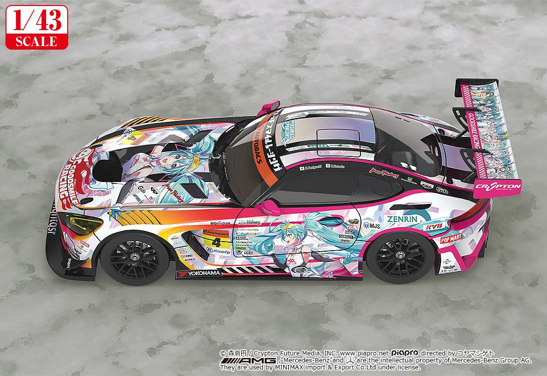 19-08-2026 Good Smile RACING - 1/43 GS 初音未來 AMG 2021 SUPER GT參戰100戰紀念Ver. (再販) Y20000