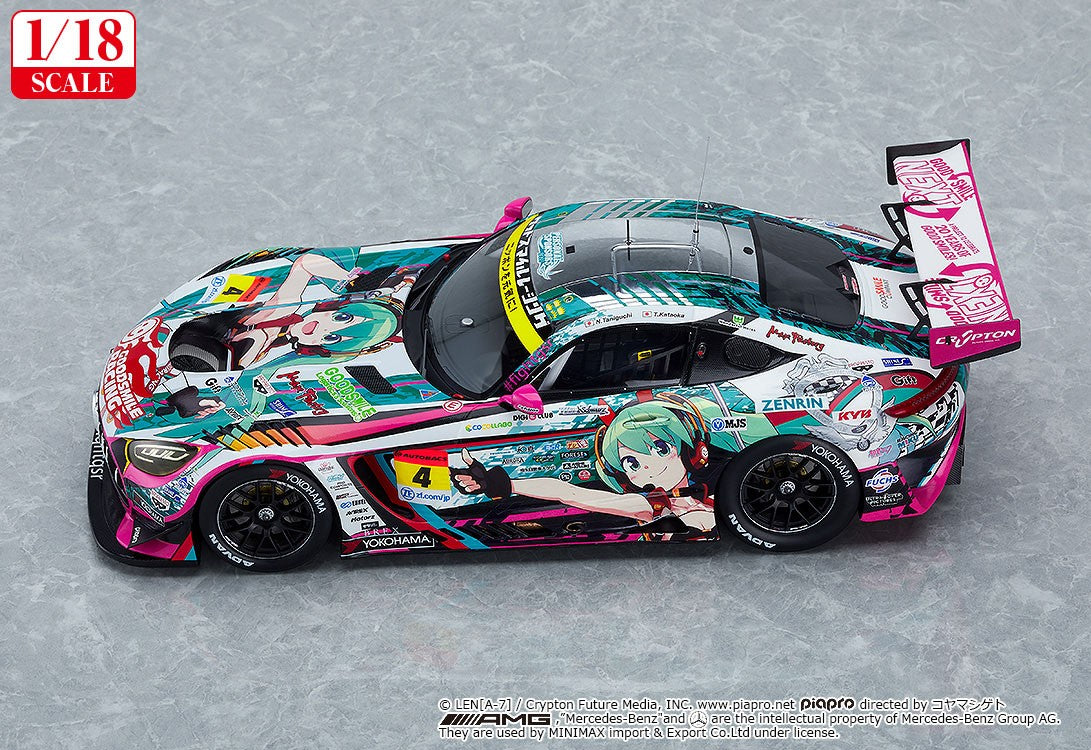 19-08-2026 Good Smile RACING - 1/18 GS 初音未來 AMG 2020 SUPER GT Okayama Test Ver. (再販) Y60000