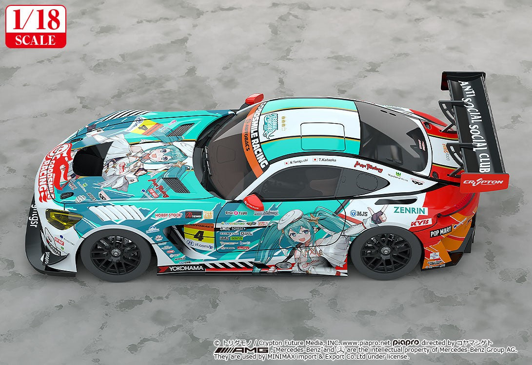 19-08-2026 Good Smile RACING - 1/18 Good Smile 初音未來 AMG 2023 開幕戰Ver. (再販) Y60000