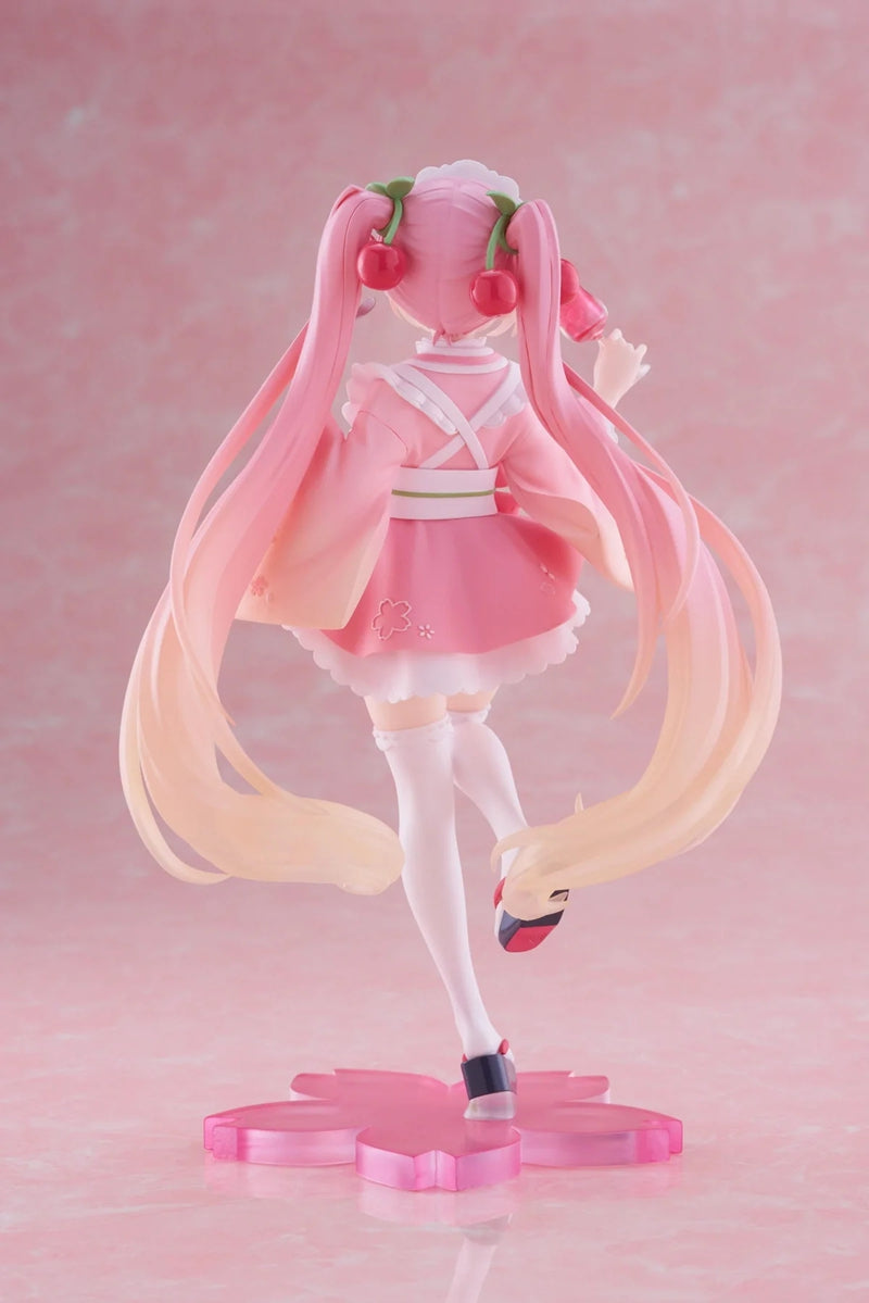 02-12-2025 TAITO - 《初音未來》Newley Written Figure 櫻花初音 -和風咖啡廳版-（再版） Y2350 PVC