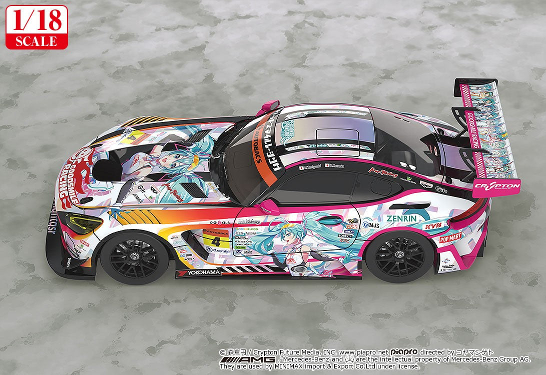 19-08-2026 Good Smile RACING - 1/18 GS 初音未來 AMG 2021 SUPER GT參戰100戰紀念 Ver. (再販) Y60000