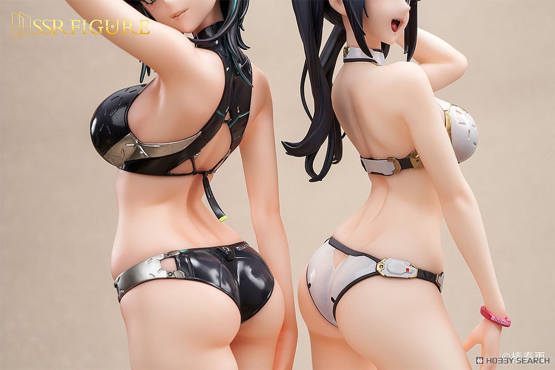 27-11-2025 SSR FIGURE - 1/6 SSR FIGURE 硬式泳裝女子 雙人組- 紺乃青& 白羊丸子 (原畫: 椿春雨) [附特典]Y22636 PVC