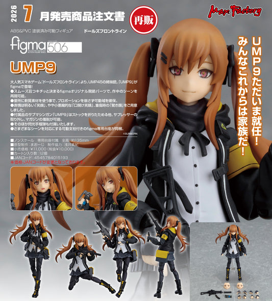 05-11-2025 Max Factory - Figma #506《少女前線》UMP9 (再販) Y10000