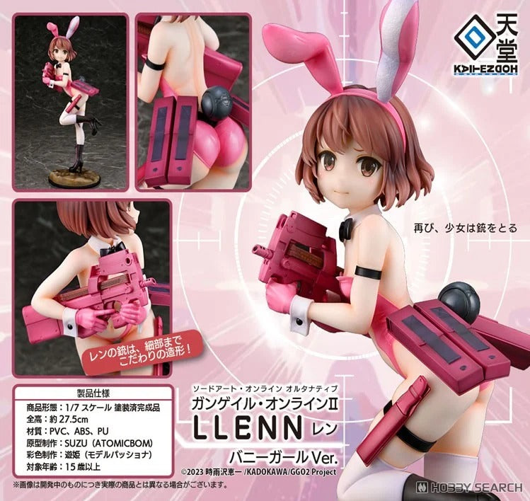 09-07-2025 Kaitendoh - 1/7《刀劍神域外傳 Gun Gale Online》蓮 兔女郎Ver. Y25000 PVC