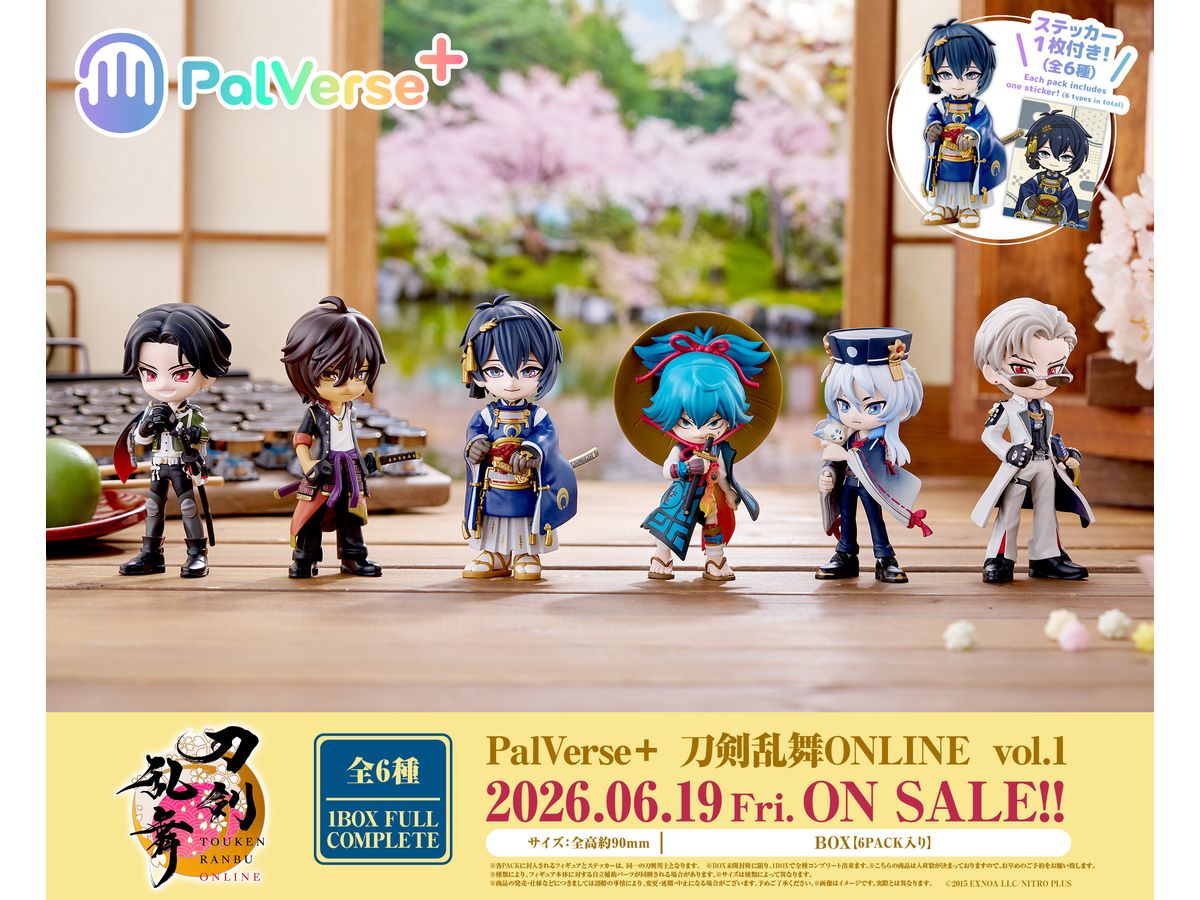 03-02-2026 BUSHIROAD CREATIVE - PalVerse+《刀劍亂舞ONLINE》vol.1 Y1300 ( Box Of 6 )