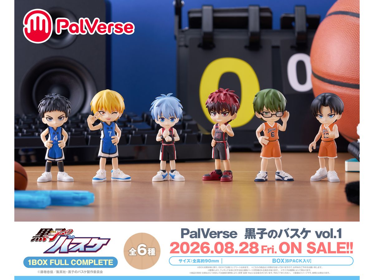 08-04-2026 Bushiroad Creative - PalVerse《黑子的籃球》vol. 1 Y1000 ( Box Of 6 )