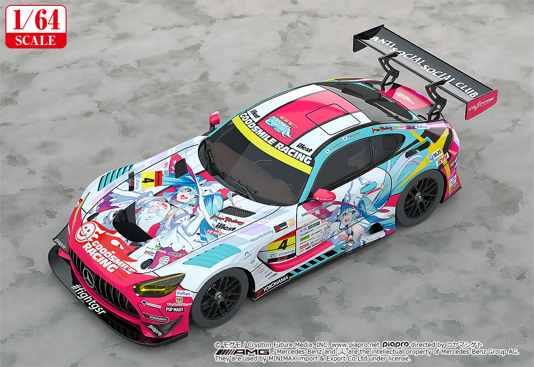 08-07-2026 Good Smile RACING - 1/64 Good Smile 初音未來 AMG 2024 開幕戰Ver. (二次再販) Y3818