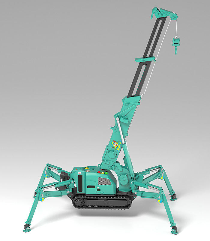 04-06-2025 Good Smile - MODEROID 前田製作所 蜘蛛吊車 (綠色) 組裝模型 (再販) Y1773 組裝模型
