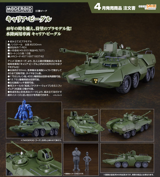 27-08-2025 Good Smile - MODEROID《巨神GORG》Carrier Beagle Y8727 組裝模型
