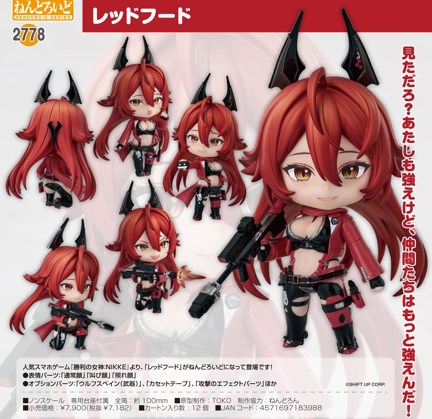 23-07-2025 Good Smile - Nendoroid 黏土人 No.2778 《勝利女神：妮姬》小紅帽 Y7182
