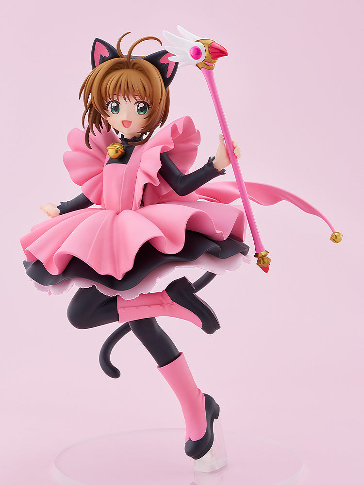 23-07-2025 Good Smile - POP UP PARADE《庫洛魔法使》木之本櫻 : 黑貓風戰鬥服Ver. L Size Y8727 PVC