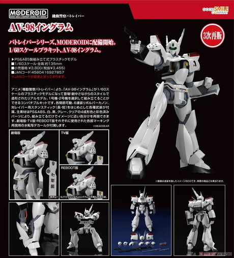 28-08-2024 GoodSmile - MODEROID AV-98 Ingram (再販) Y3455 (4580416927857)