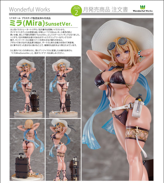 01-10-2025 Wonderful Works - 1/7 Mira: Sunset Ver. (原畫 : トリダモノ)  Y21800 PVC