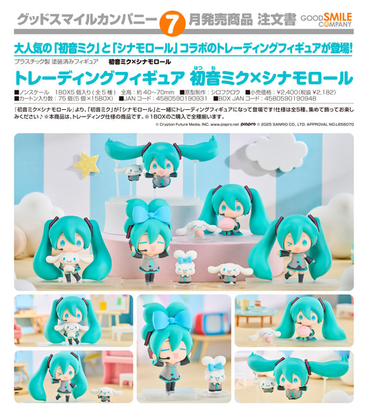 07-01-2026 Good Smile - 收藏系列模型 初音未來×玉桂狗Cinnamoroll Y2182 ( Boc Of 5 )