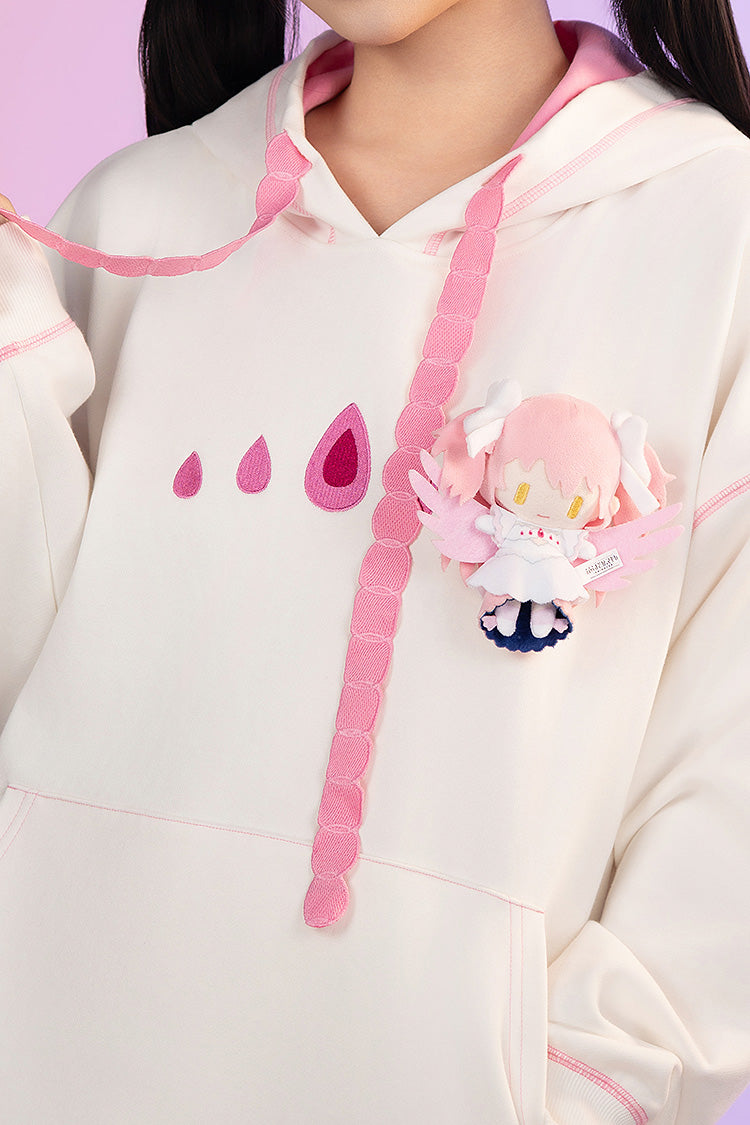08-04-2026 Good Smile Moment - 劇場版《魔法少女小圓[新篇]叛逆物語》連帽衫 最終型態鹿目圓 [**附角色專屬玩偶，可裝在胸前或背上**] Y7500