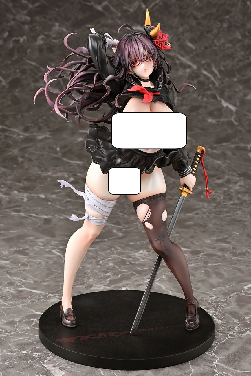 25-02-2026 Pink-Cat - 1/6《退魔生徒會長》- 断罪院麗華 - (原畫 : 魔太郎) Y32545 R18 PVC