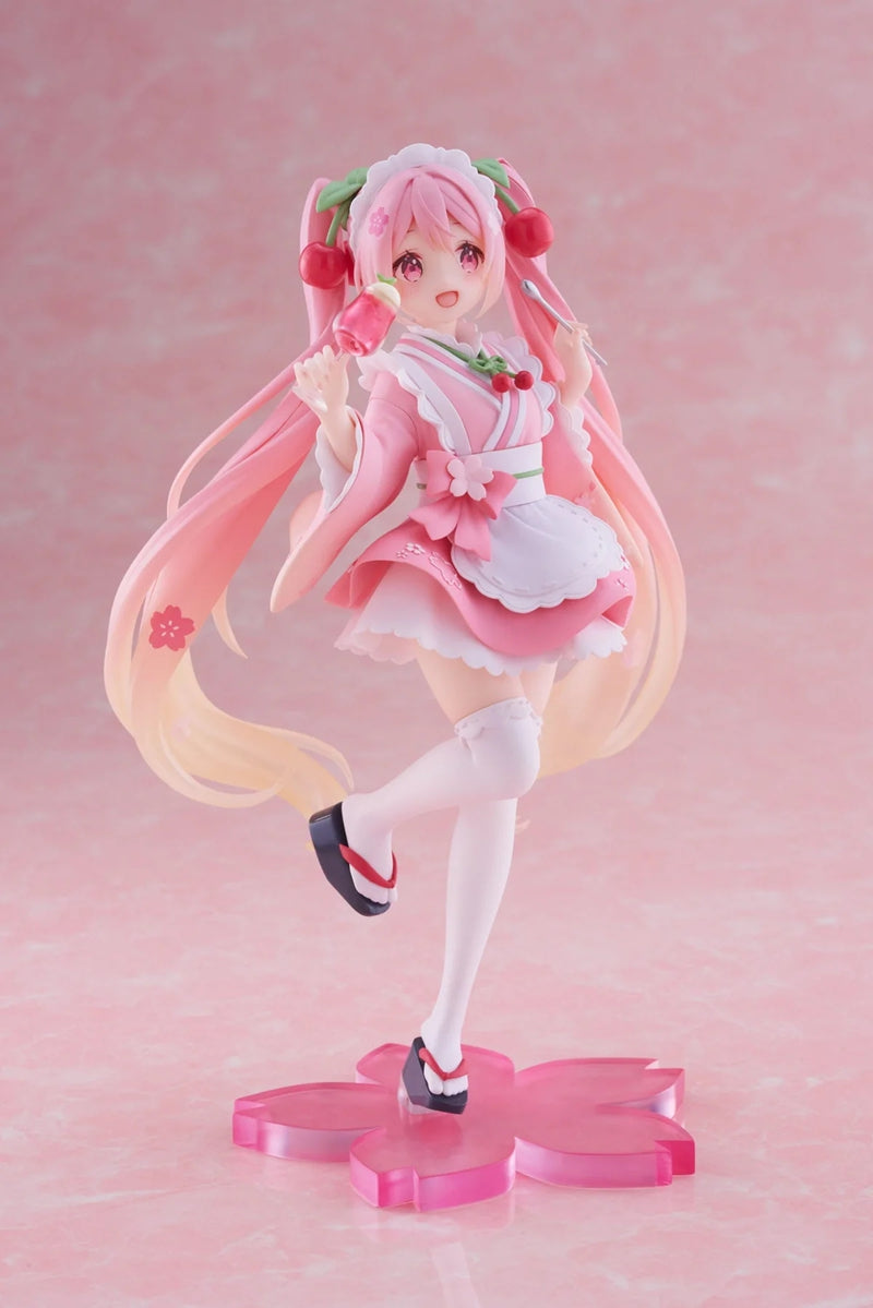 02-12-2025 TAITO - 《初音未來》Newley Written Figure 櫻花初音 -和風咖啡廳版-（再版） Y2350 PVC